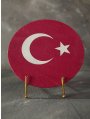 Mermer Türk Bayrağı